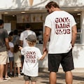 Cool Dads Club Matching Dad and Child T-Shirts, Personalized Matching Outfit for Dad and Child, Cool Kids Club Children's Shirt, Dad and Son T-Shirt