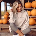 Mama hoodie personalized with name and year, mom t-shirt gift, expectant mom announcement, Mother's Day, mother sweater product logo