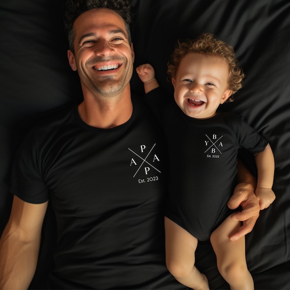 Mama Papa Mini Baby T shirt Matching Outfit for Family Parents Sweater Baby Toddler Matching Sweaters Mom Dad Mini Baby Shirt Etsy