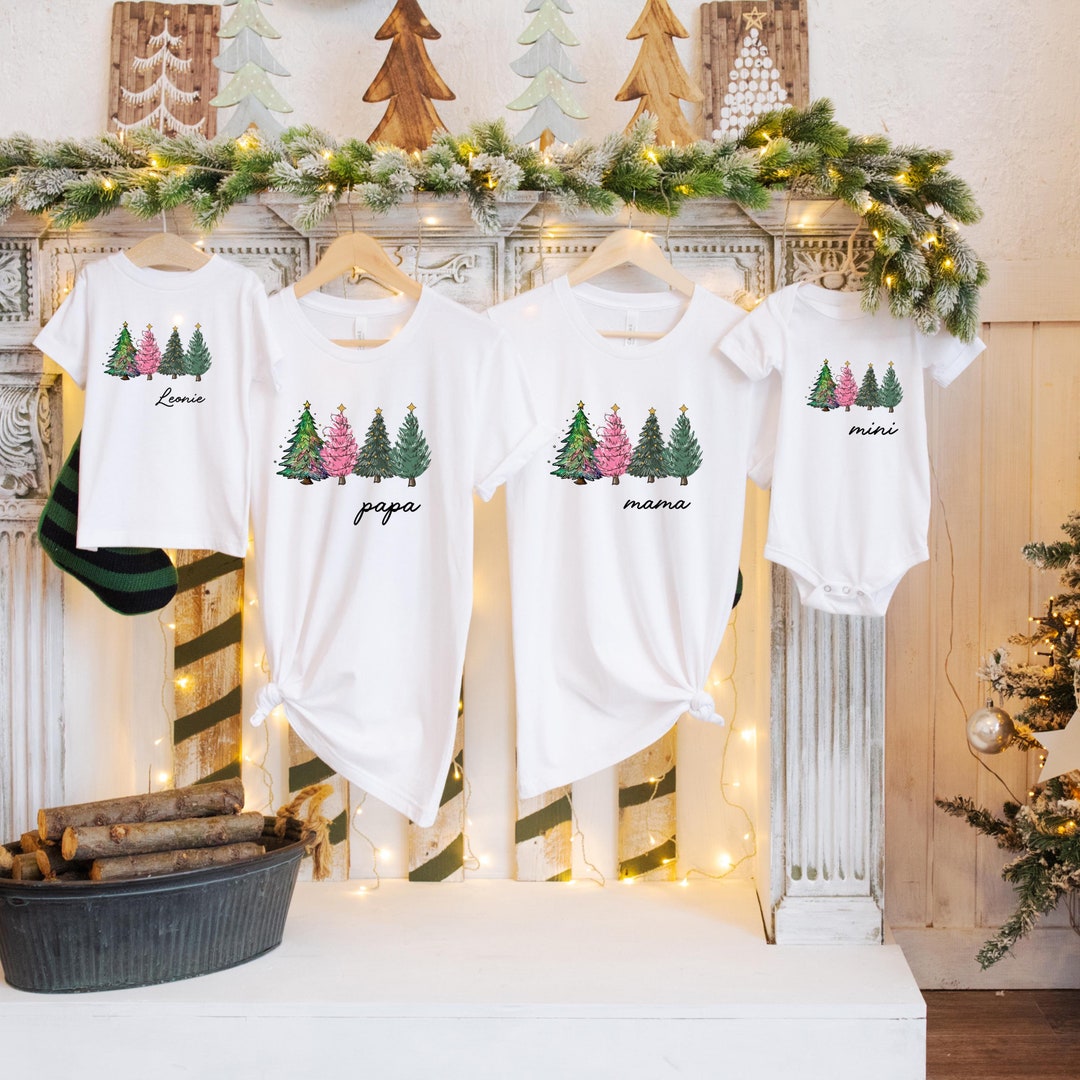 Mamma Papà Magliette Famiglia Natale Completo Natalizio Per La