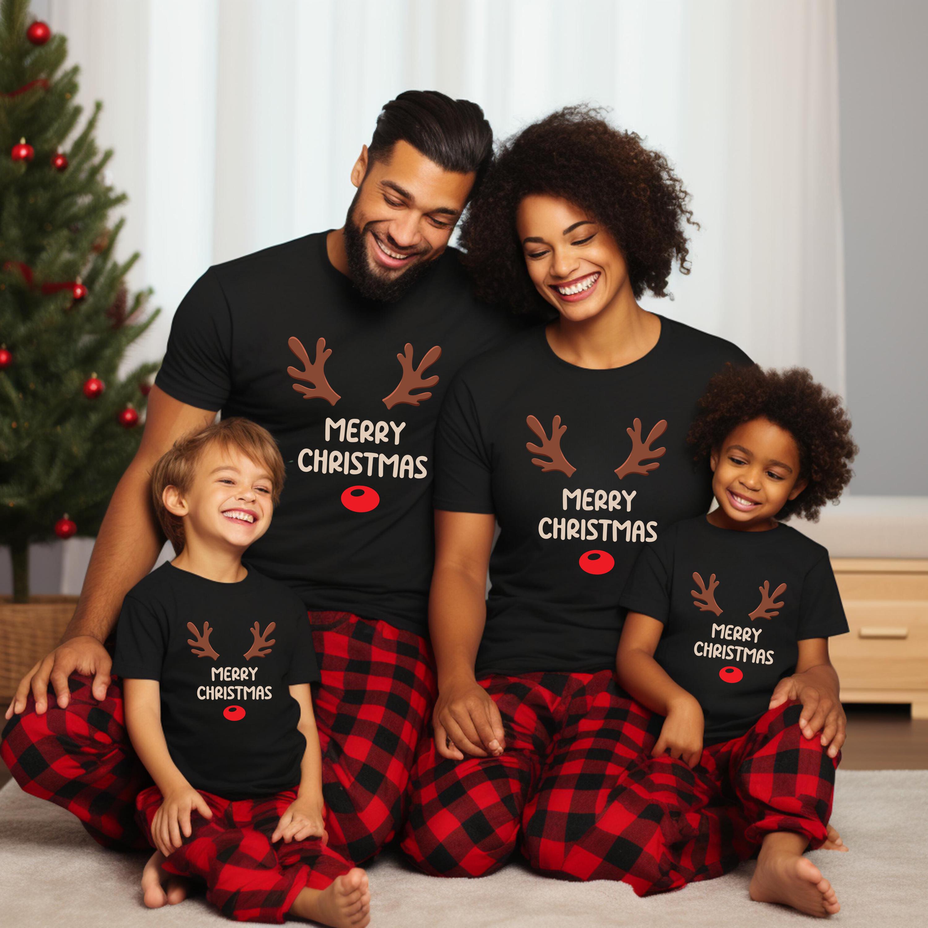 Mum dad and baby matching christmas outfits sale