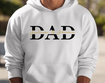 Dad Hoodie Personalized, Father T-Shirt Gift, Expecting Dad Announcement, Father's Day, Cool Dad Sweatshirt, Best Dad