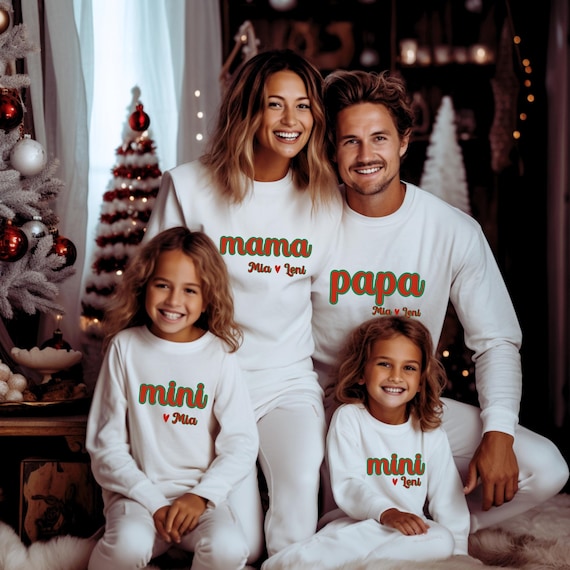 Mom dad and baby matching christmas jumpers hotsell