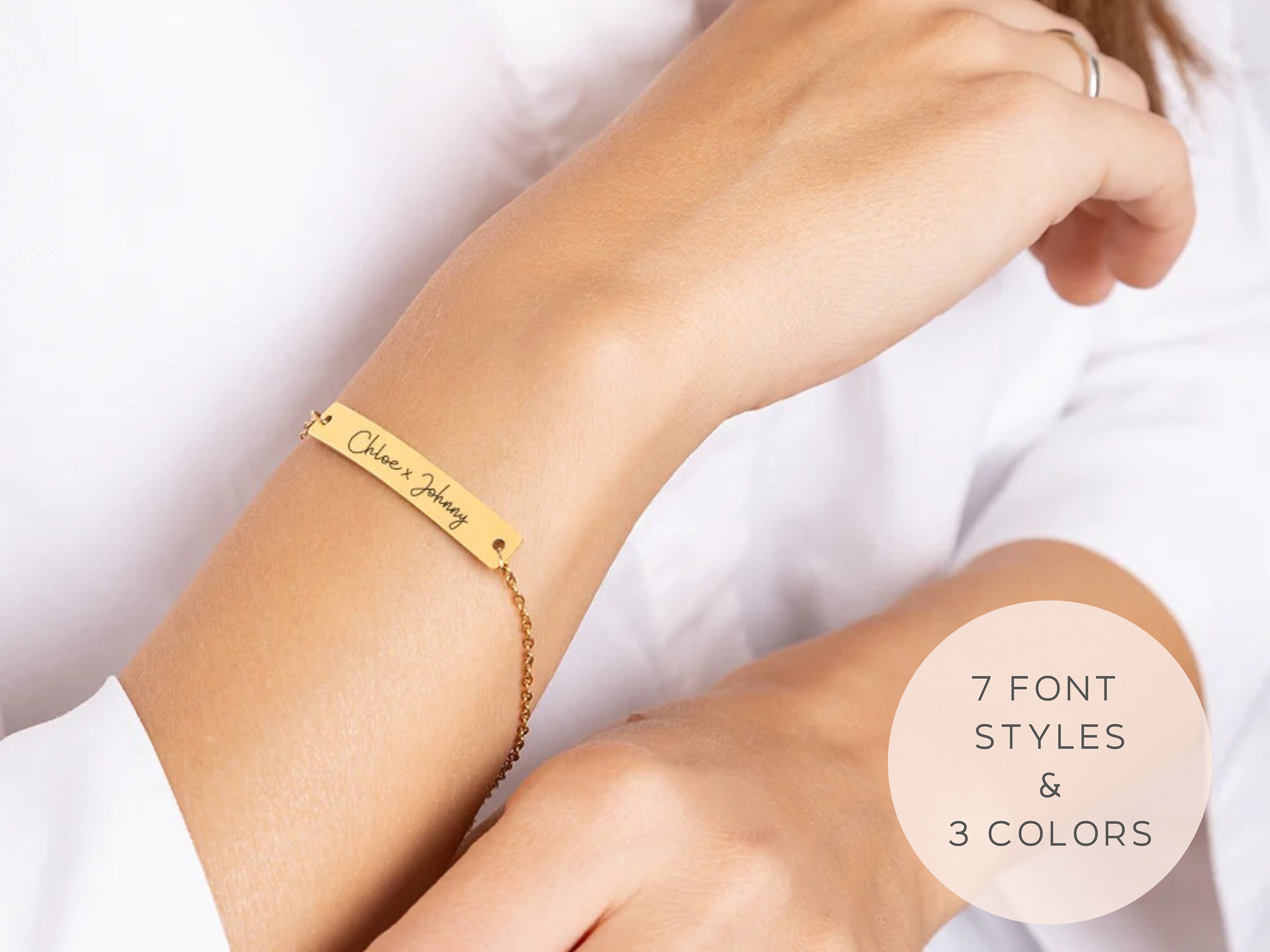 Personalized Bracelet Name Handwriting Personalized Bracelet for Women Minimalist Bracelet With Name Silver, Gold, Rose Gold - Etsy Personalized Bracelet Name Handwriting Personalized Bracelet for Women Minimalist Bracelet With Name Silver, Gold, Rose Gold - Etsy
