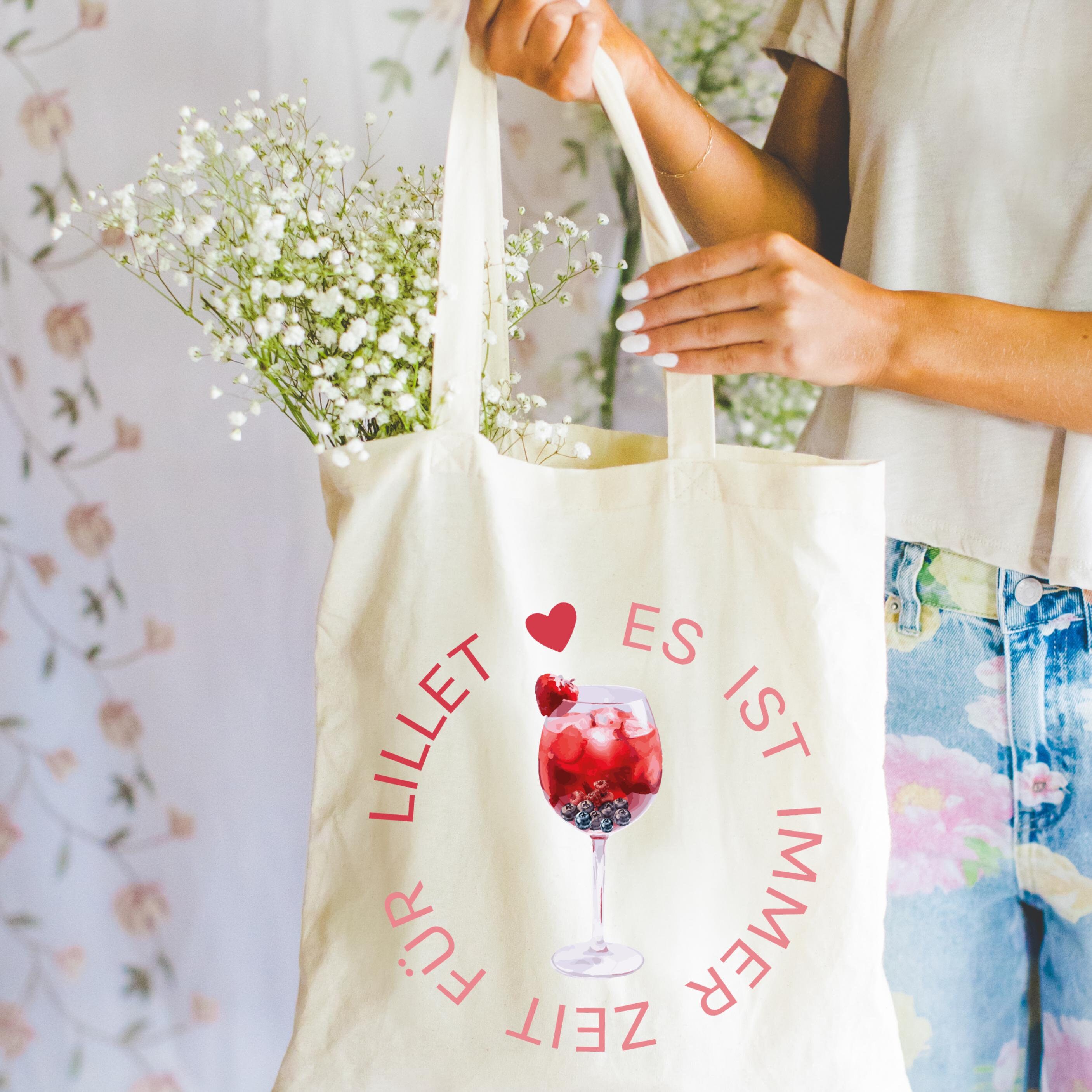 Organic Cotton Tote Bag, Lillet Wildberry, Aperol, Shopping