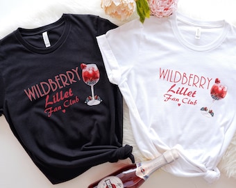 Camiseta Wildberry Lillet Fan Club, Lillet Lover, JGA Party, Hen Party Cocktail, Holy Aperoli, Girls Evening, Bachelorette