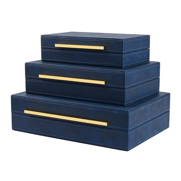 Stacking Decorative Storage Boxes Etsy