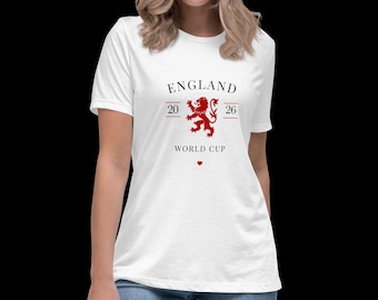 Womens England T-Shirt for World Cup 2026