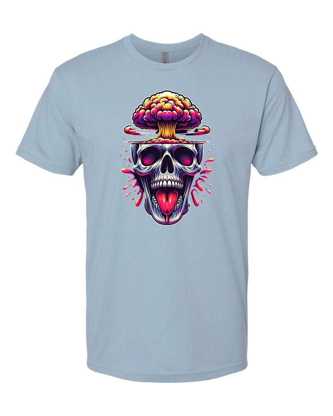 Exploding Skull Png Download - Etsy