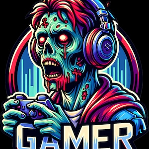 Zombie gamer Png download