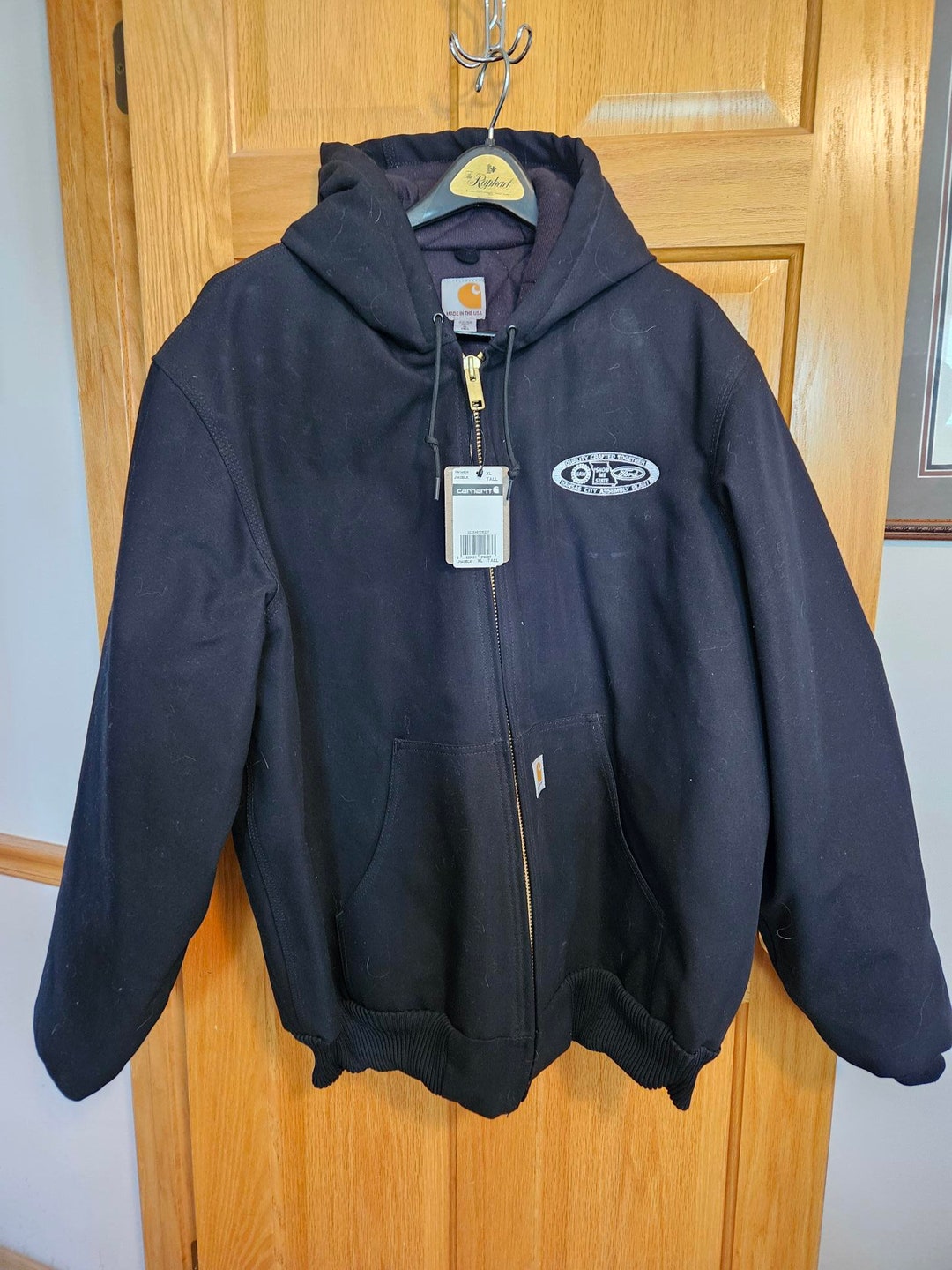 Carhartt ブラック カバーオール