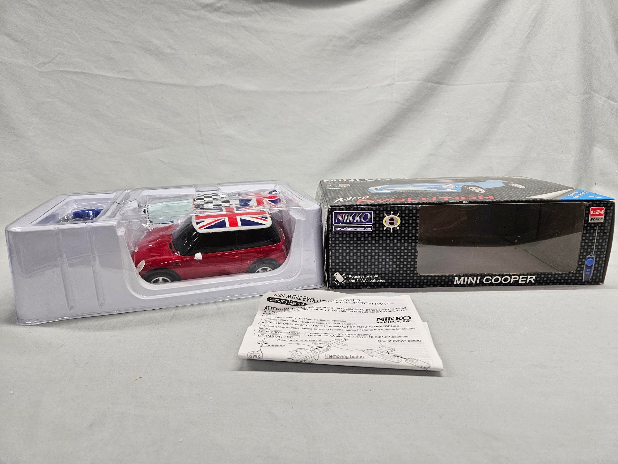 Collectible Nikko Mini Cooper RC 1:24 Scale, Mini Evolution