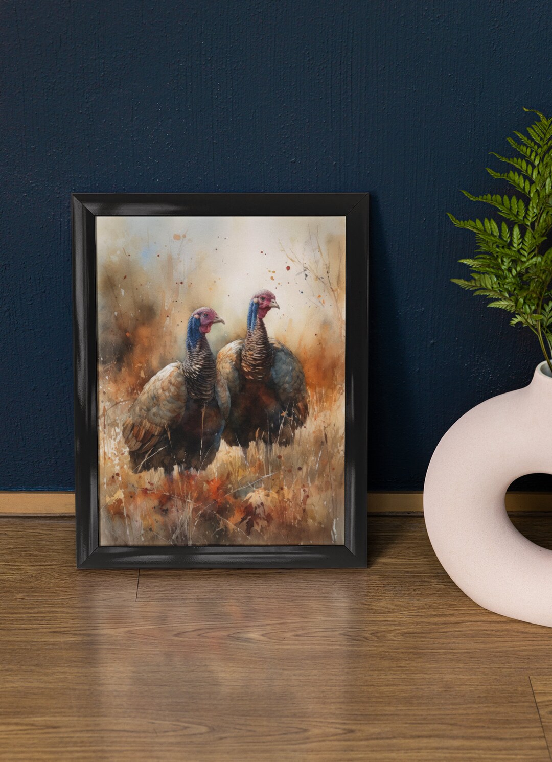 Turkey Farm Animal Art Print, Farm Décor, Farmhouse Wall Art, Barn ...