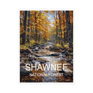 Swanee National Forest Reiseplakat, Landschaftsplakatkunst, Reisekunst, Reisekunstplakat, Reisewandkunst, Reisekunstwerk, Kunstdruck