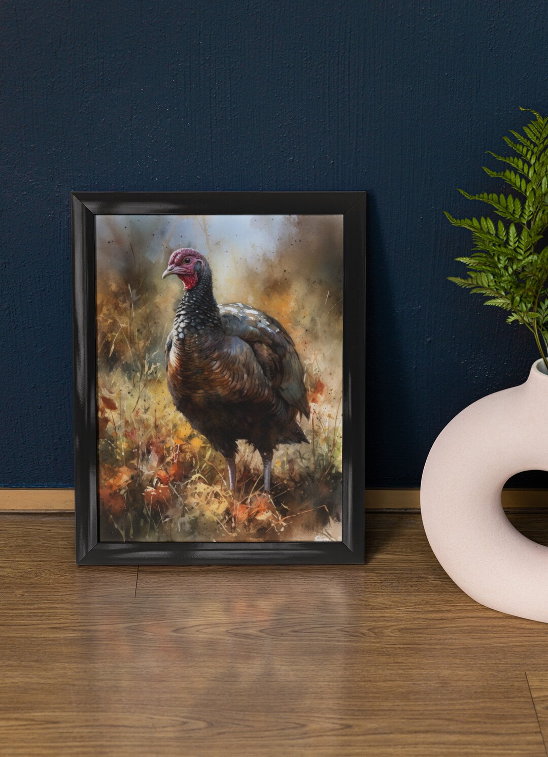 Turkey Farm Animal Art Print, Farm Décor, Farmhouse Wall Art, Barn ...