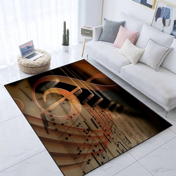 Music Rug Etsy