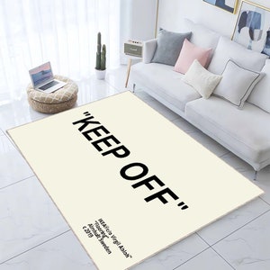Virgil Abloh Marble Keep Off Rug, Popular Decor, IKEA Exhibition Rug,  Off-White