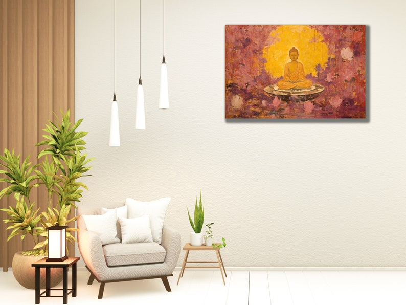 Buddha Wall Art Peaceful & Zen Wall Decor for Your Home Etsy