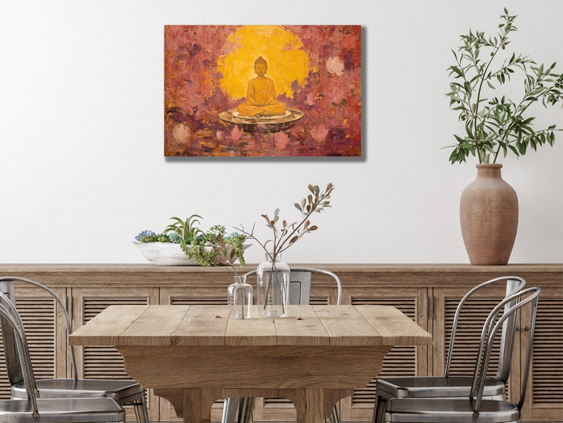 Buddha Wall Art Peaceful & Zen Wall Decor for Your Home Etsy