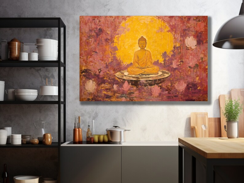 Buddha Wall Art Peaceful & Zen Wall Decor for Your Home Etsy