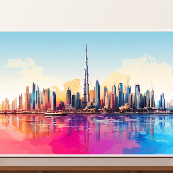 Dubai Paintings Etsy