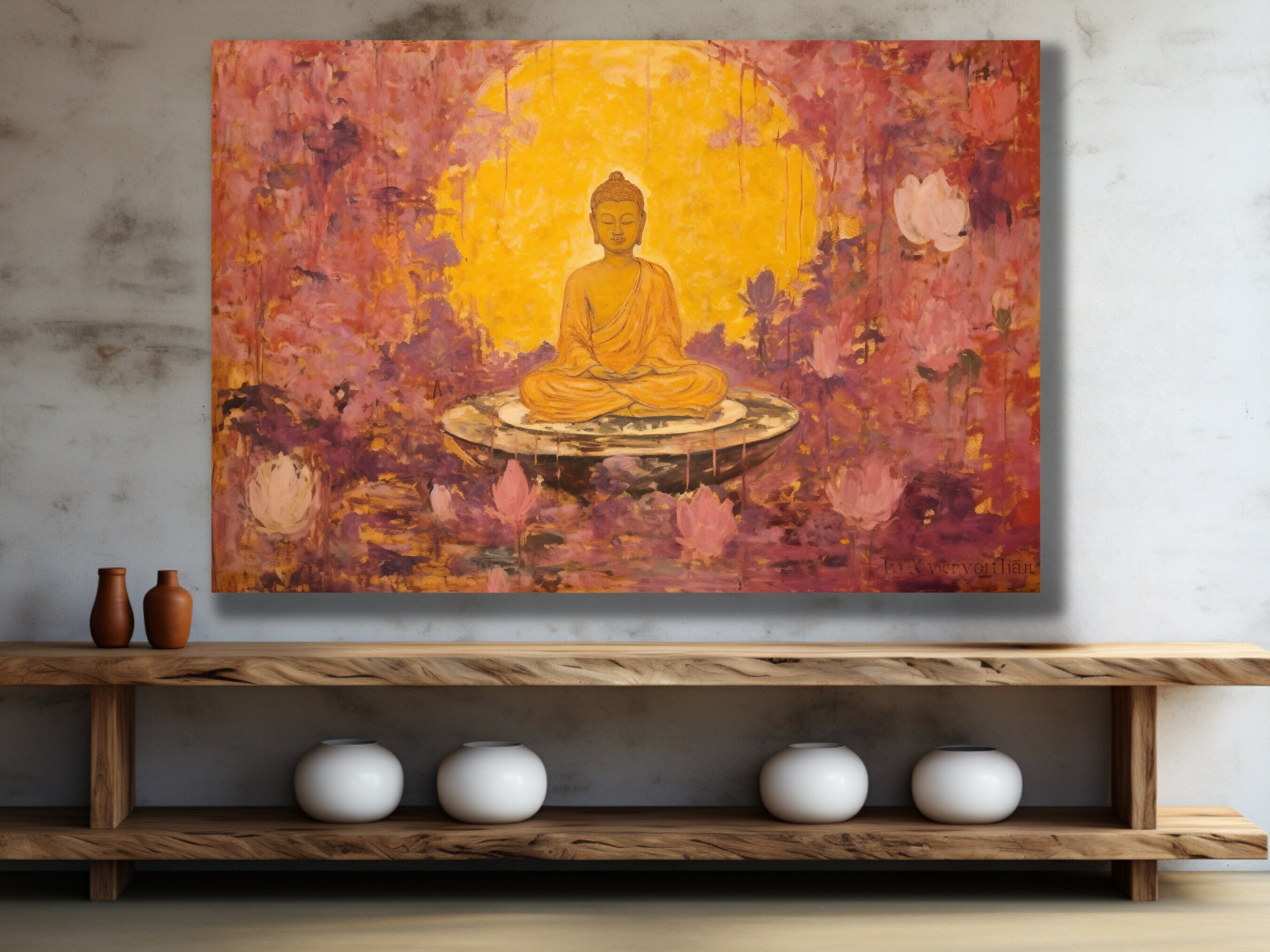 Buddha Wall Art Peaceful & Zen Wall Decor for Your Home Etsy