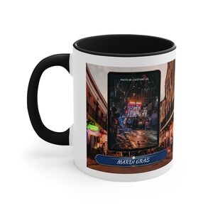 Vintage-inspired Mardi Gras Accent Mug with Historical Charm/ Timeless Mardi Gras Accent Mug: A Tribute To History