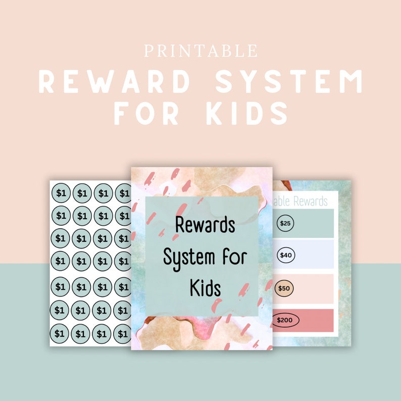 Printable Reward System for Kids Chore Chart Kids Chore - Etsy