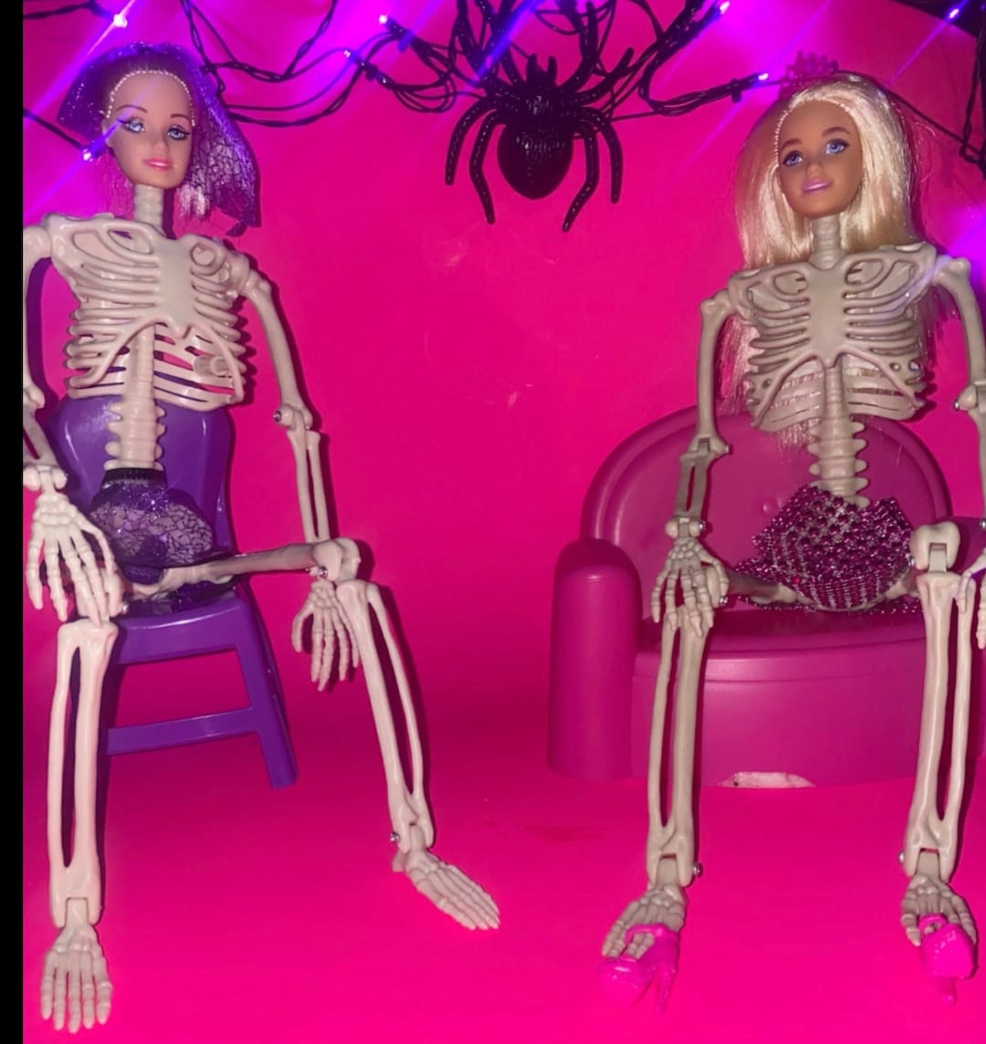 Barbie Halloween Skeleton Human Skeleton Decor Indoor Halloween Hanging Halloween White Human