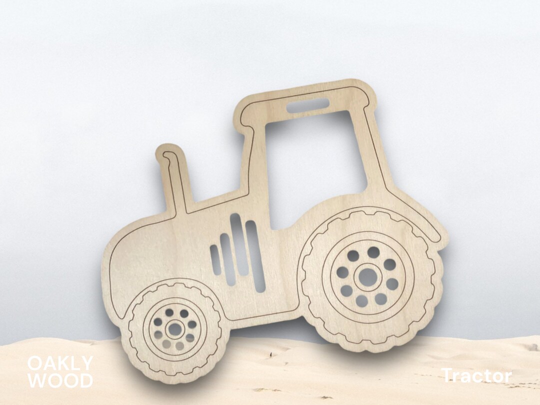 Laser Cut File | Ready for Glowforge | Farm Tractor | SVG | Tractor ...