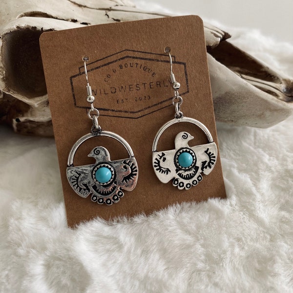 Thunderbird Earrings Etsy