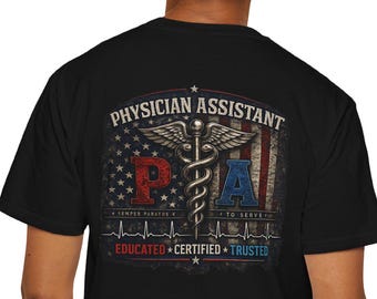 T-shirt avec le caducée pour assistant médical | Assistant médical formé, certifié et digne de confiance