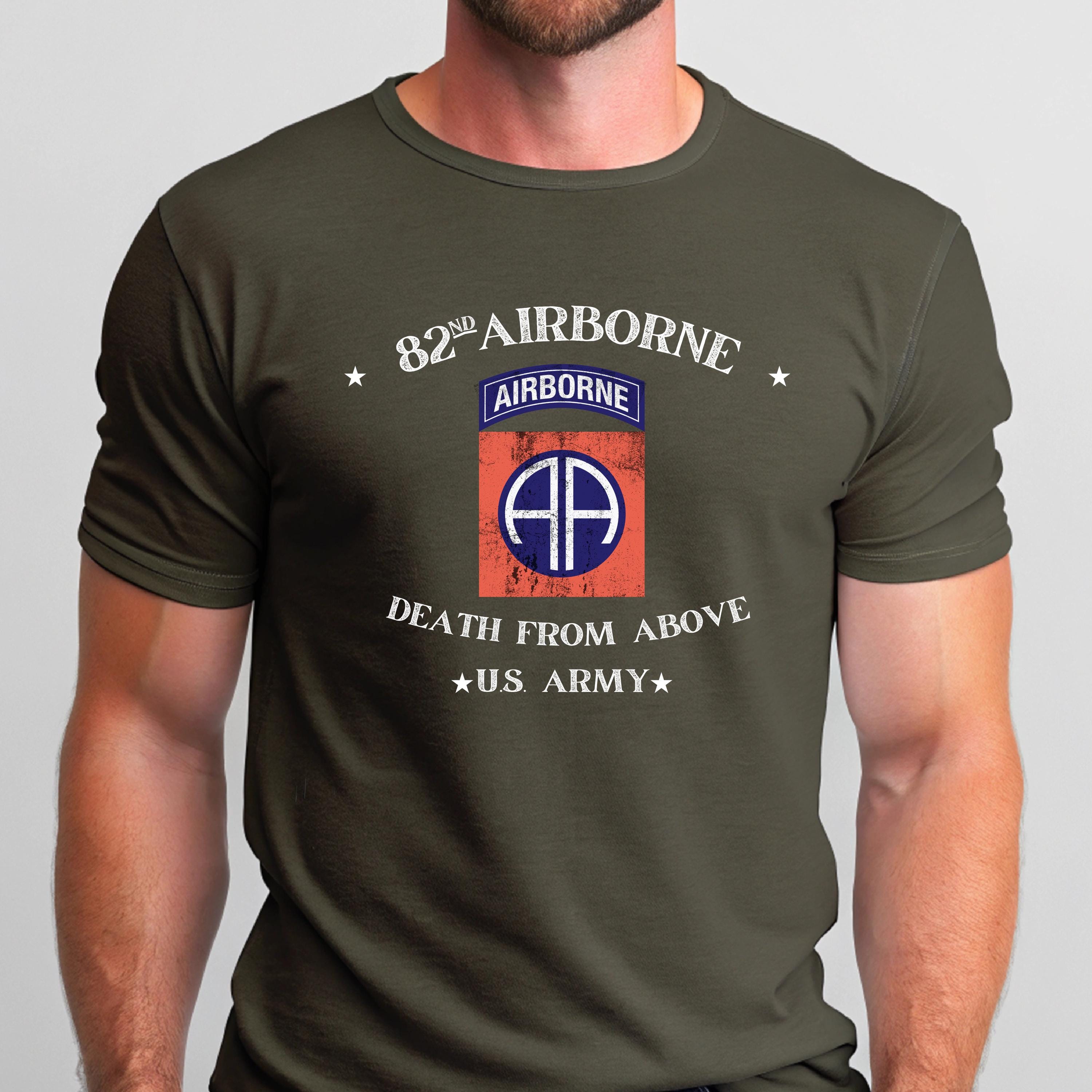 Vintage 82nd Airborne Tee | 'Death From Above' | U.S. Army Logo