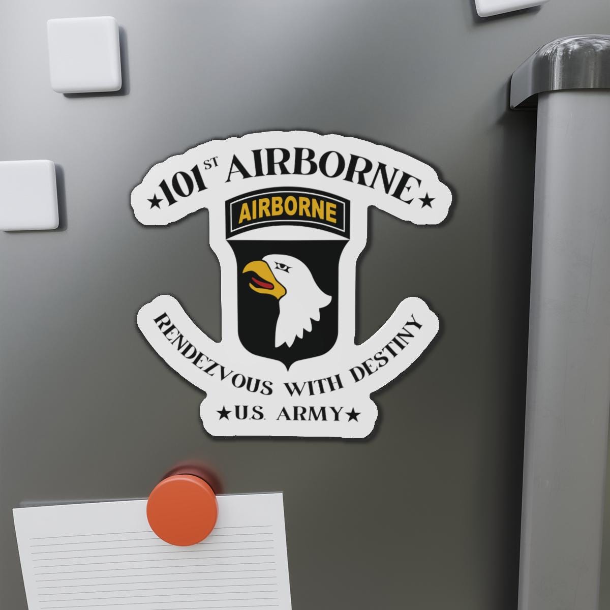 Fagraphix 101st Airborne Division Sticker Decal - Self Adhesive Vinyl - Weatherproof - Made In USA - Div The Screaming Eagles 14" Wide - Foto 7
