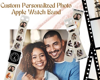 Personalized Photo Apple Watch Band, Custom Printed Strap
