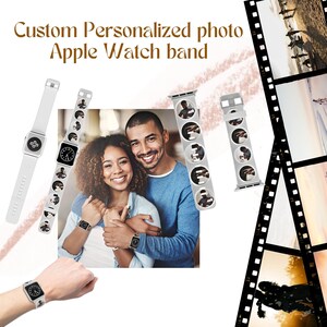 Personalized Photo Apple Watch bands, Customized Watch Band for Apple Watch, Gift for him, Personalized Gift, Unique Gifts