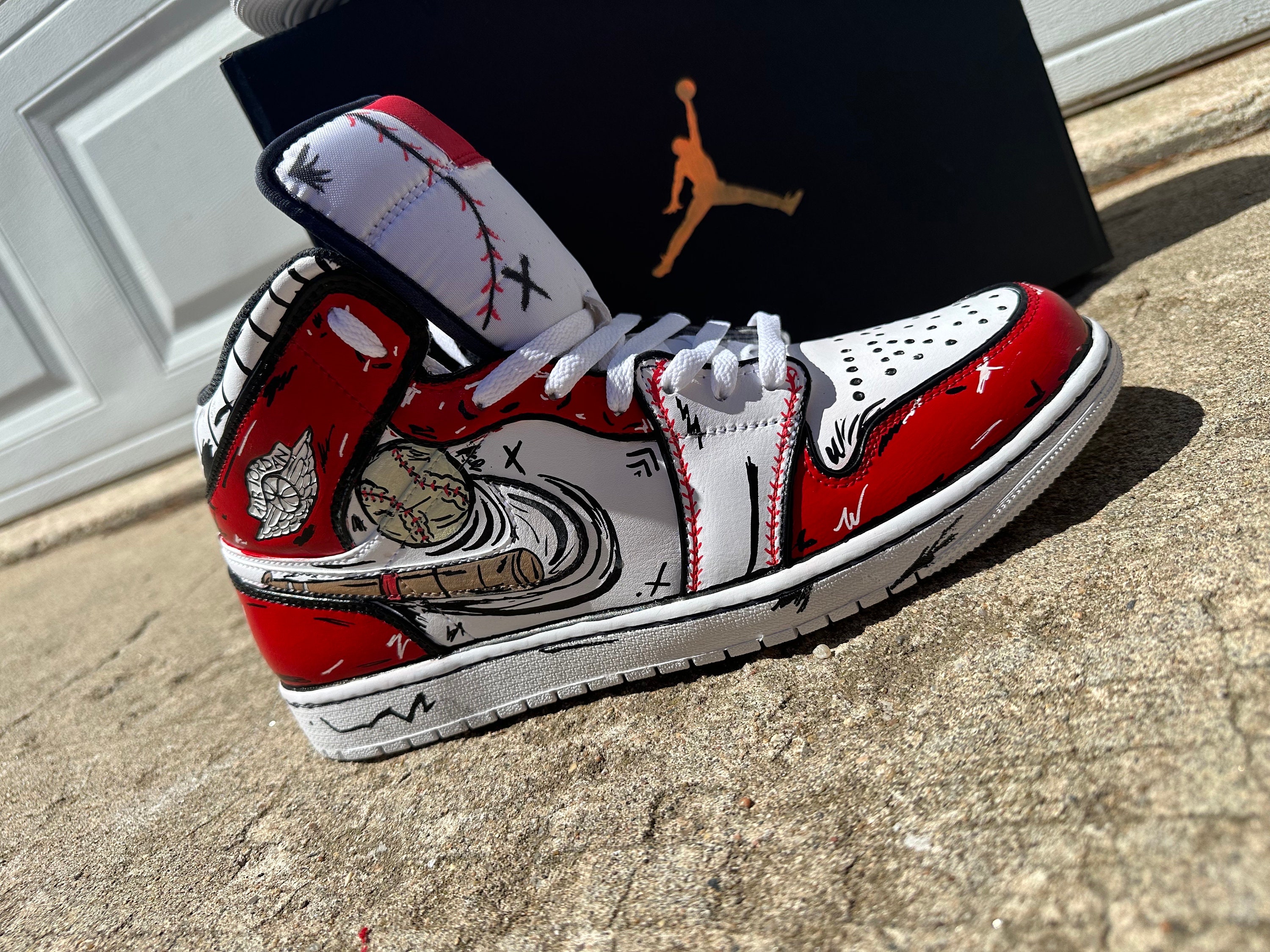Handpainted Custom Jordans - Etsy display picture 3