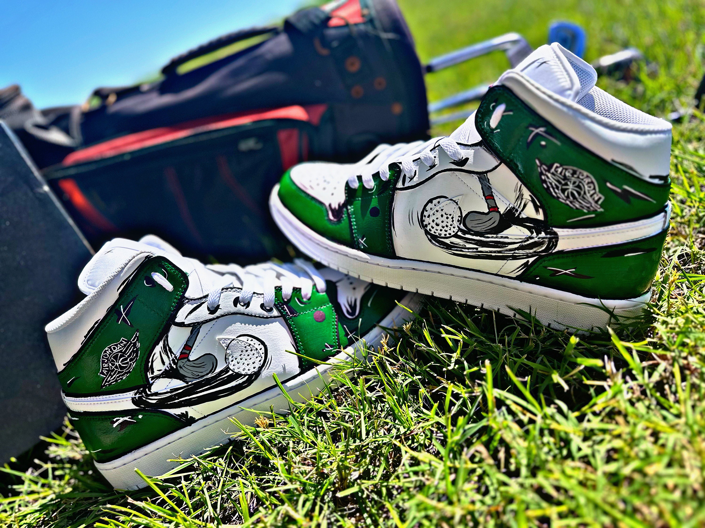 (Made to order) Custom, Handpainted Jordans by JB’s Customz Here main image 4