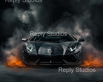 Luksusowy zestaw tła samochodowego - 25 elementów | Szablony projektowe najwyższej jakości do fotografii