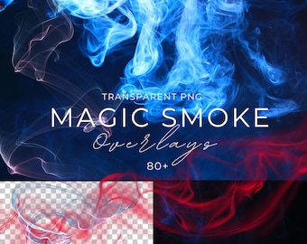 80+ Magic Smoke Fog & Mist Overlays Clipart Collection – High-Resolution Transparent PNGs, Magic Photo Overlays with Transparent Background