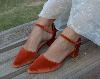 open lace back dress David August Suede Penny Loafer in Burnt Orange – David August, Inc main image 0