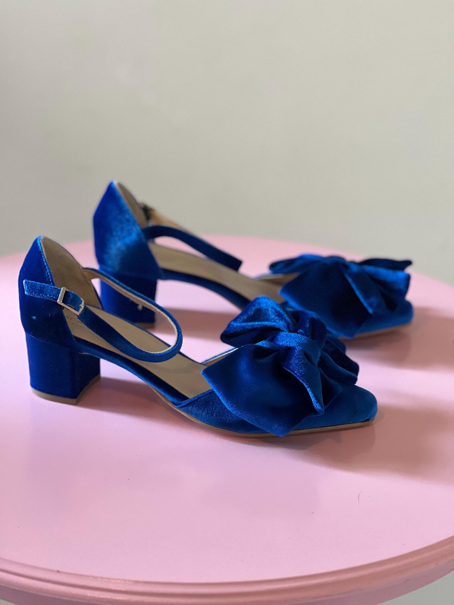 royal blue bridal shoes