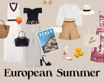 European Summer Capsule Wardrobe