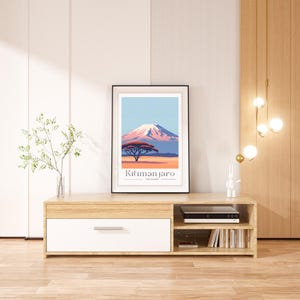 Impresión del Kilimanjaro, Tanzania #1 | Decoración de pared | Decoración de pared de viaje | Cartel de viaje | Póster Destino