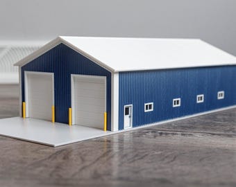 1/64 Double Grain Pit Shed