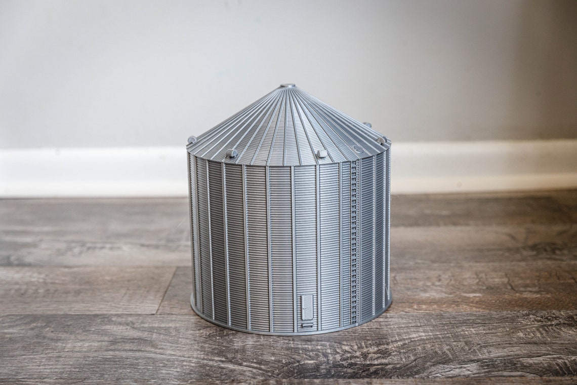 1/64 40,000 Bushel Grain Bin 3d Printed Etsy