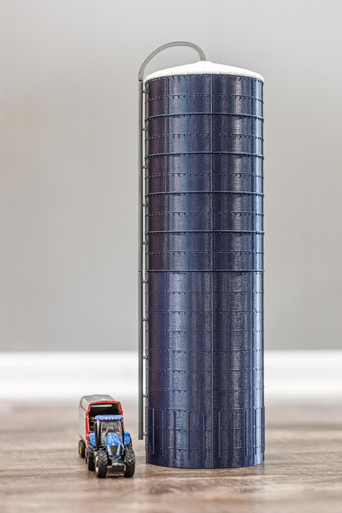 1/64 Scale of a Farm Harvestore Silo 80' Tall 25' Diameter 3d Printed ...