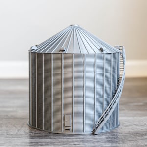 1/64 40,000 bushel Grain bin with Stairs 3d Printed