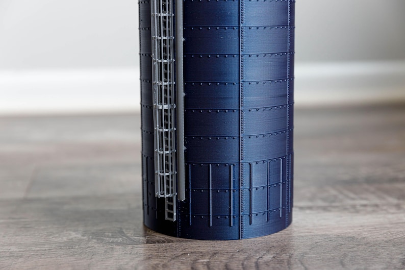 1/64 Scale of a Farm Harvestore Silo 80' Tall 25' Diameter 3d Printed ...