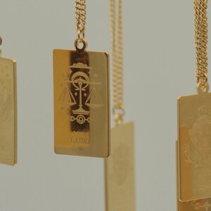 Collar Zodíaco Oro, horóscopo, signos, collar bff, joyería astrología, magia, tarot zodiaco, collares bohemios, regalo zodiaco, regalo bff